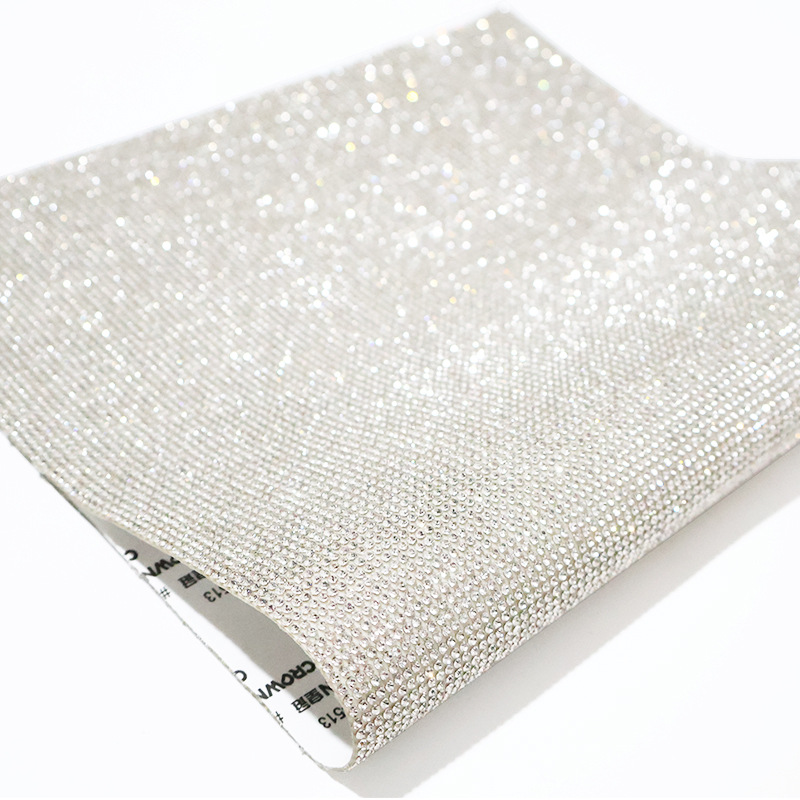 Pegatinas de diamantes de imitación tiras de diamantes autoadhesivas Adhesivo de fusión en caliente Adhesivo adhesivo de diamantes de imitación Pegatinas de diamantes de bricolaje Accesorios de ropa Taladro en caliente Taladro de fila