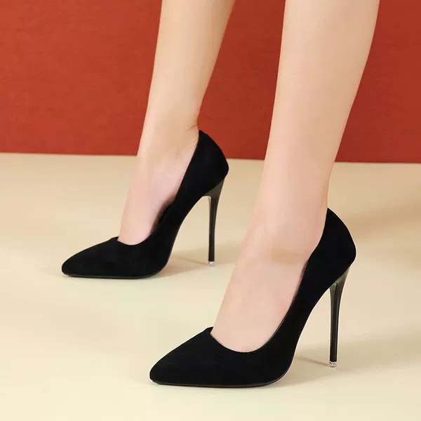 ●●Black 12cm (suede) 1205●●✓