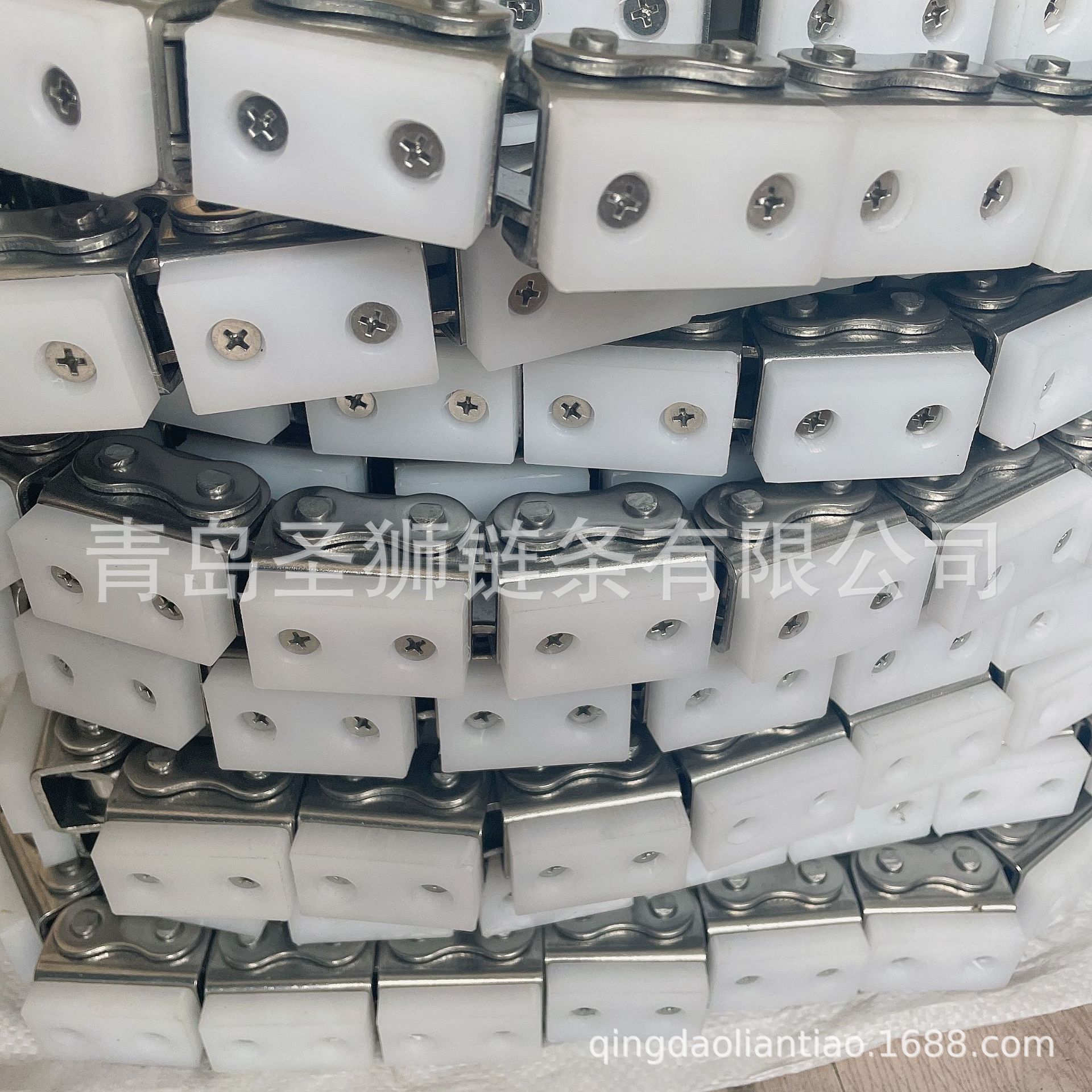 SUS304不锈钢尼龙盖板链超声波清洗机输送链高韧性高效输送盖板链