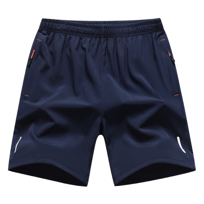 Verano de seda de hielo Deportes hombres quinto pantalones más tamaño pantalones cortos transpirables sueltos más tamaño casual pantalones de secado rápido hombres al por mayor