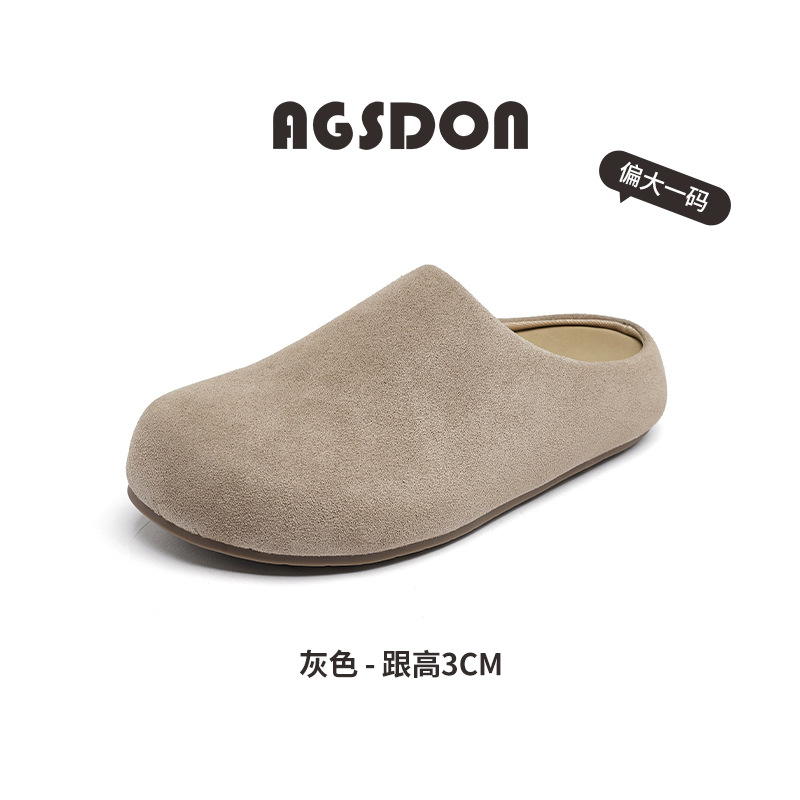 Antiguo león Denbocken medio zapatillas para mujeres 2026 nueva primavera casual fondo grueso un pedazo de terraza con zapatillas de algodón