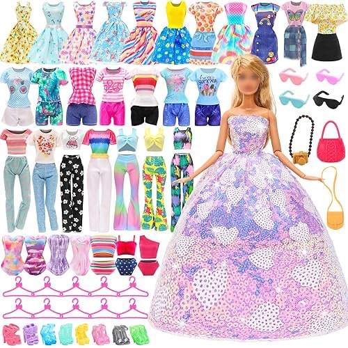 11.5-inch Dress-Up Doll Girl Shoes Wedding Dress Toy Accessories Cross-Border Set 30cm