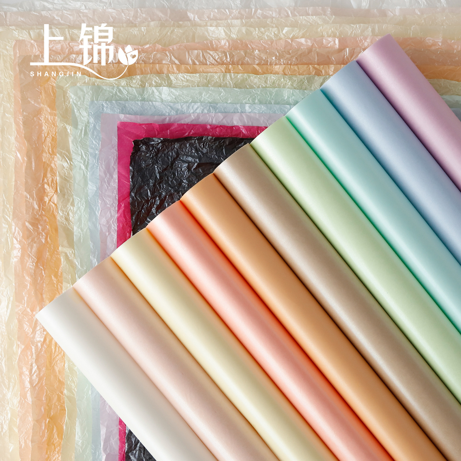 Papel de pera perla impermeable base de ramo de papel de forro papel de embalaje de flores al por mayor para hornear papel de embalaje floral