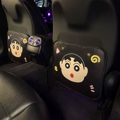 Chair back anti-kick pad, Pad Car Rear Seat Protective - cartoon-shin-chan-anti-kick-pad-2-pieces