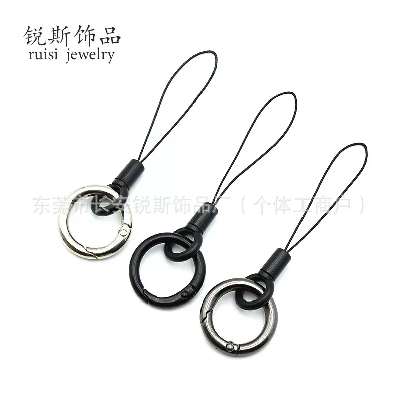 锌合金手机指环挂绳活扣防丢防摔钥匙U盘挂件饰品多功能便携挂链
