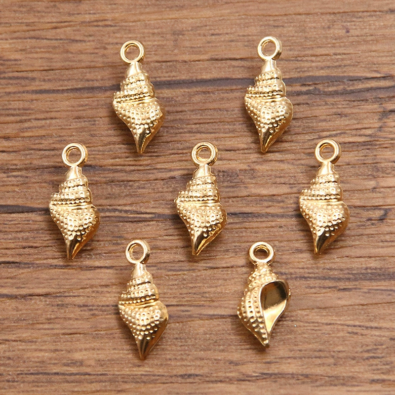 Ювелирные подвески из сплава huan, 10 шт. KC gold, морская тематика: морская звезда, ракушка, рыба