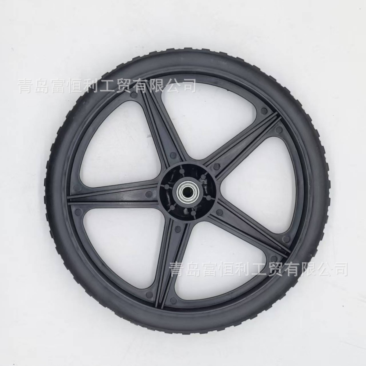 厂家直销14英寸PVC挂胶轮 塑料轮清洗机轮胎轮椅车轮脚轮