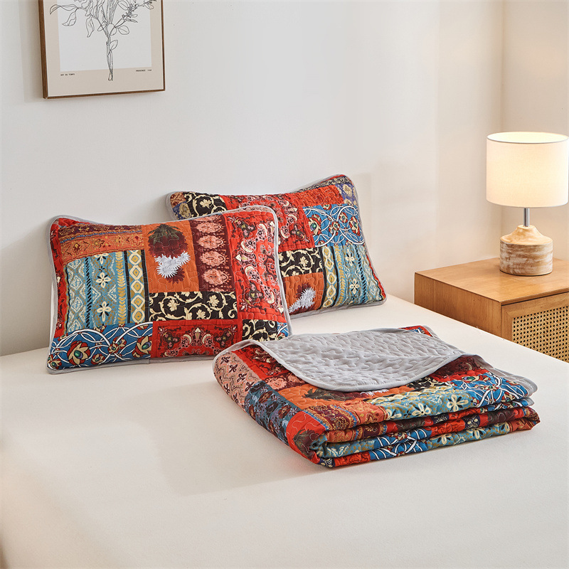 Bohemian Bedding Set With Digital Print For Bedroom Decor_voghion.com