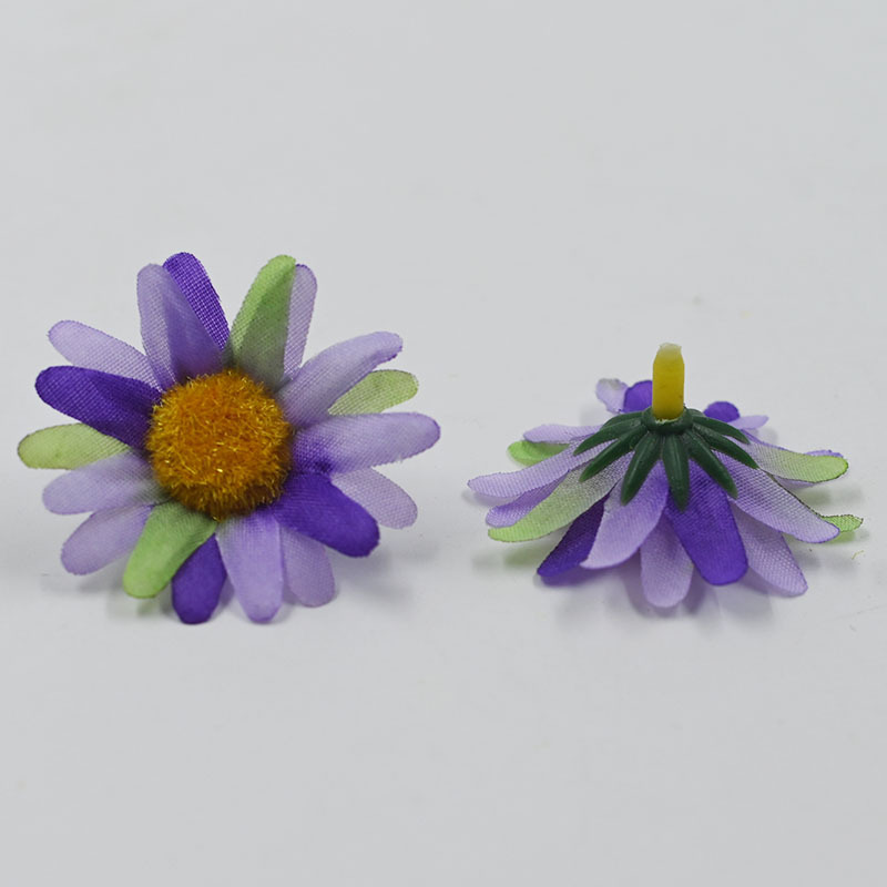 Accesorios para arreglos florales del fabricante Zhaoping: pequeños crisantemos silvestres artificiales para arreglos florales DIY para horquillas, flores artificiales semiterminadas.