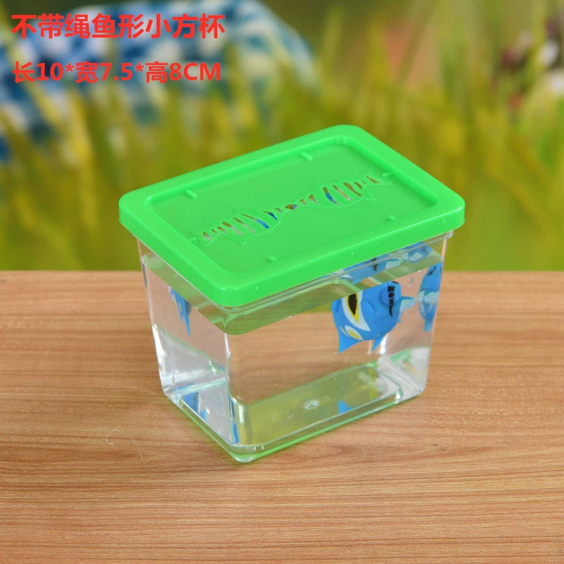Plastic aquarium for commercial use, transparent table small toy, pack