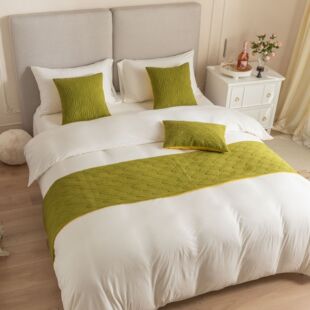New Dutch Velvet Shell pattern hotel homestay hotel bed end towel bed flag