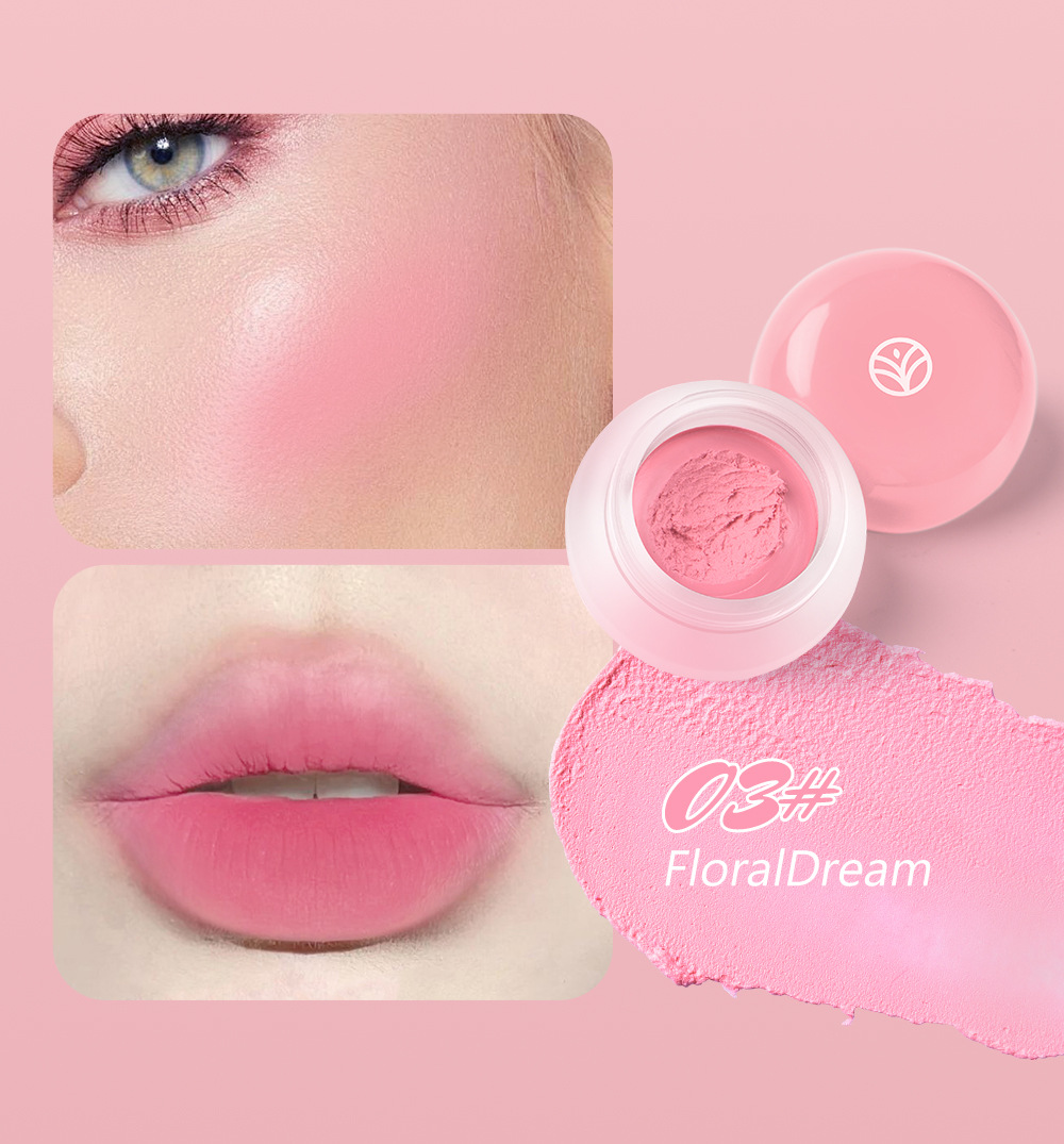 YOUNG VISION 6-color Mousse Blush Clay Nude Natural and Delicate Color Display matte Velvet Blush undefined
