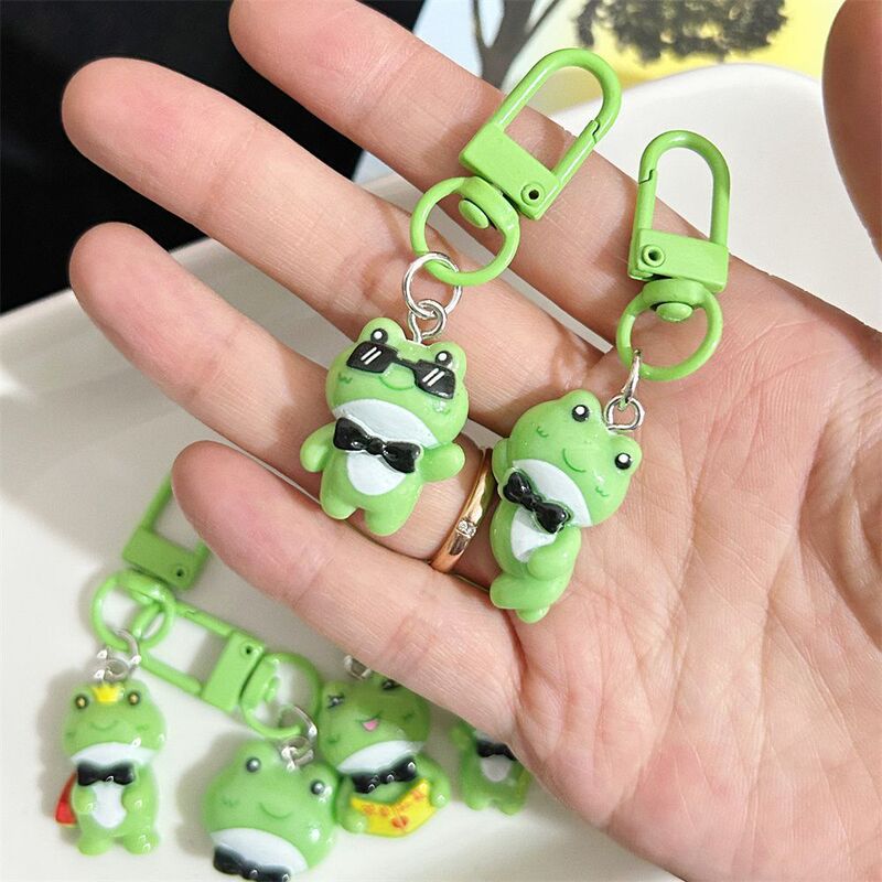 Mini Lonely Frog Keychain Cheats Funny Cartoon Pendant Girlfriend Gift Bag small size Hanging Ornaments