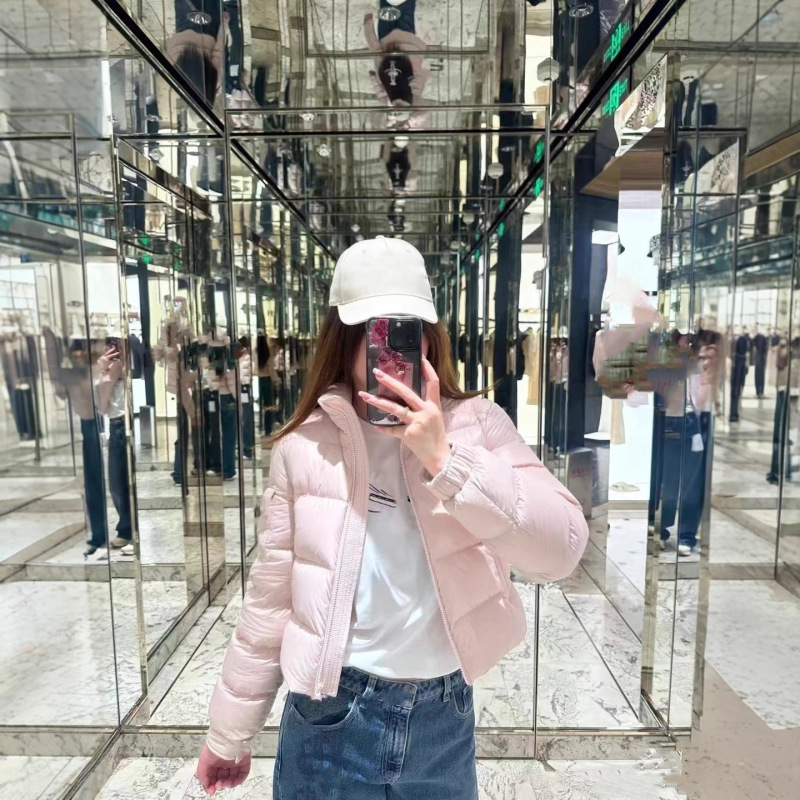 毒家现货正确版本高品质M家新款女士短款立领羽绒服外套时尚百搭|undefined
