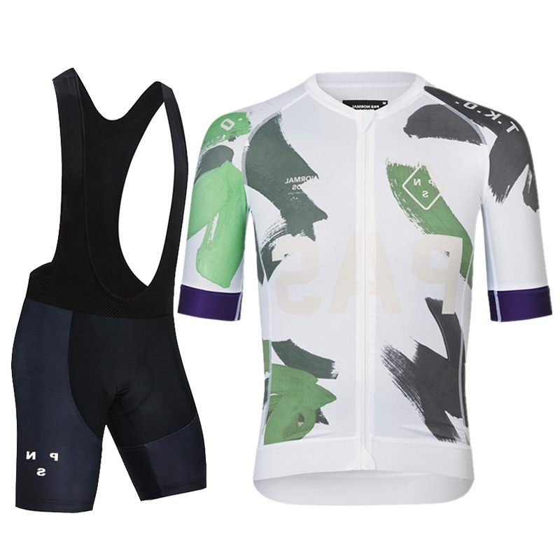 Bicicletas de carretera de montaña profesionales delgada ropa de ciclismo blanco unisex verano delgado transpirable secado rápido mangas cortas