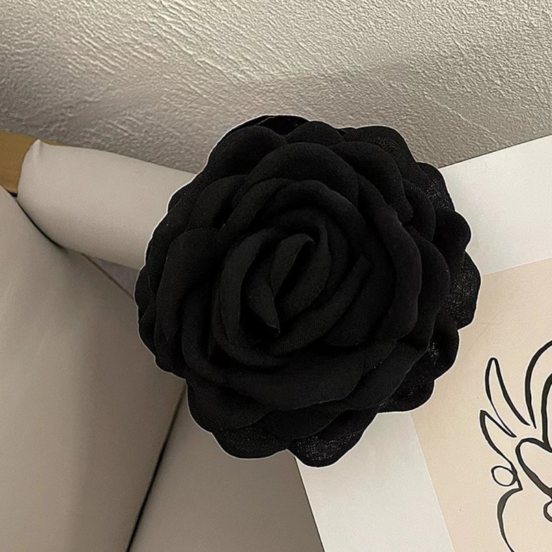 검은 머리핀 (9mm)