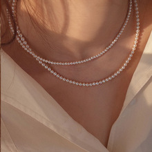 施家同款Baby珍珠项链ins风珍珠项链小众颈链高级感情人节送女友