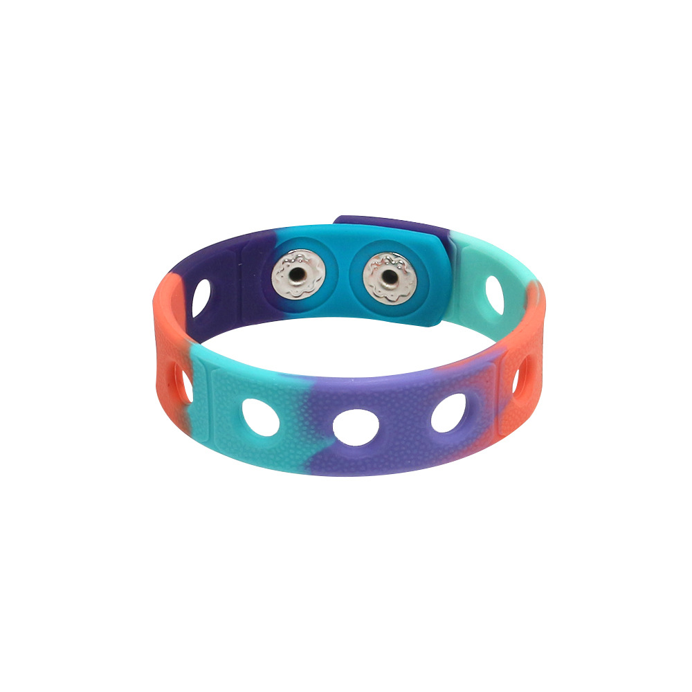 Simple Style Sports Geometric Silica Gel Unisex Wristband display picture 7