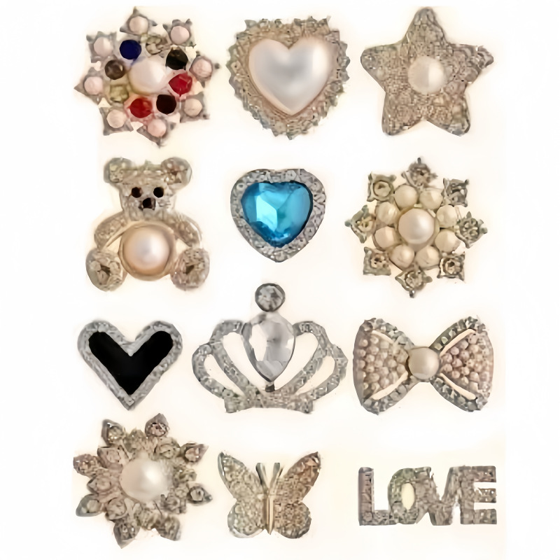 Socks Charm Safety Pin Brooch Socks Jewelry Pin Jewelry Gold Shiny Pin Charm All-match Brooch