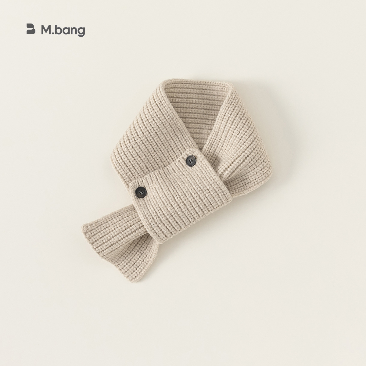 Otoño y invierno nuevo bufandas para niños varones bebés collar botones de invierno niñas hooded bufandas de punto caliente