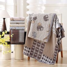 纯棉速干薄款浴巾夏季成人家用全棉三层纱布吸水洗澡毛巾男女裹巾