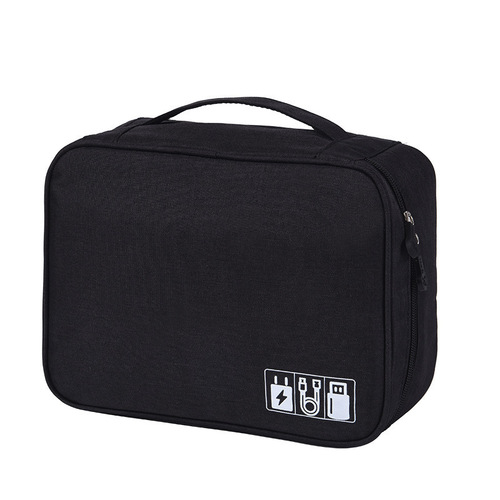 Ion ion data cable storage bag, portable waterproof digital bag, business trip cosmetic storage bag