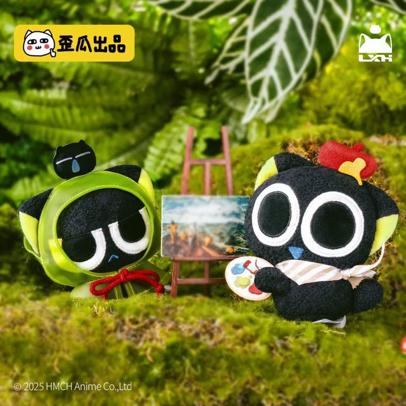 中旬【正版官周】 罗小黑四季之旅毛绒盲盒女生可爱公仔玩偶电|undefined