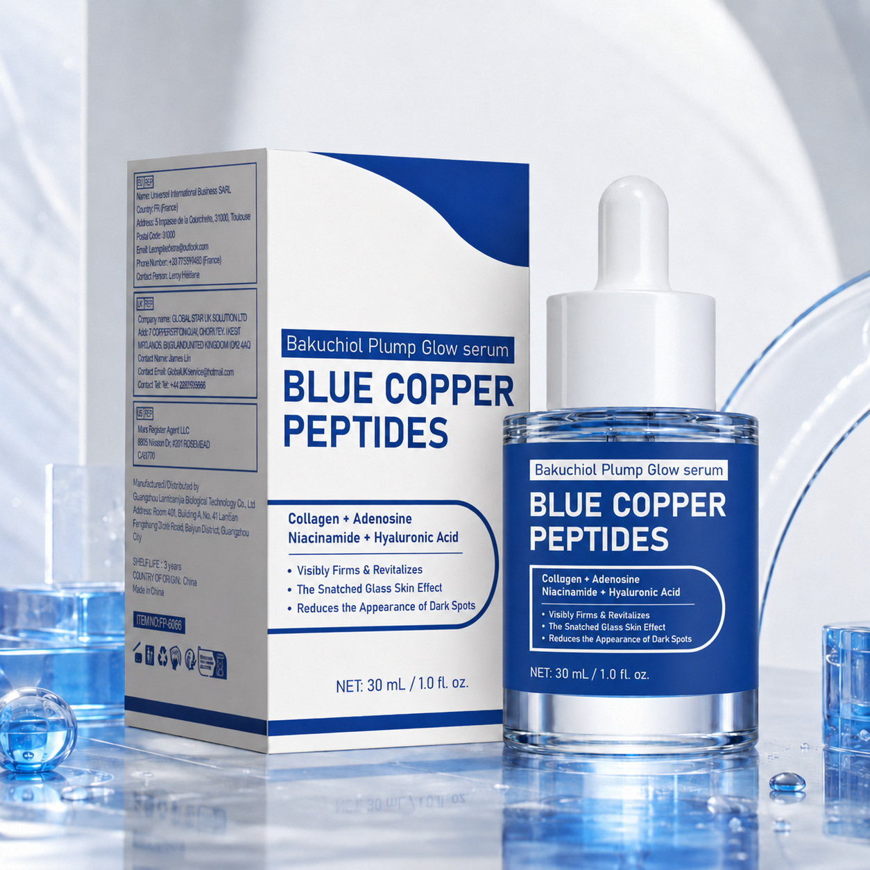 Multi Peptide with Collagen, a collagen essence specially formulated for export
