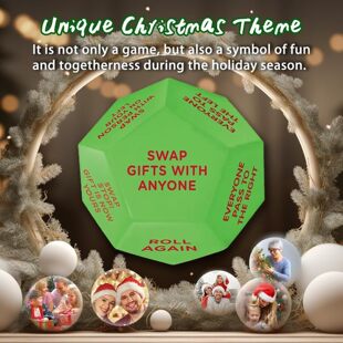 Amazon's New Santa Swap Gift Exchange Dice Santa Claus Exchange Gift Dice