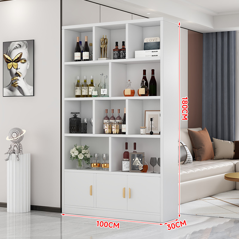 Gabinete de archivos de oficina Gabinete de archivos de madera Gabinete de archivos de madera simple y moderno con puertas Gabinete de almacenamiento multicapa