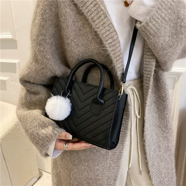 Shoulder Bag, Simple Small Bag, New Trendy Texture Crossbody Bag, Versatile Ins Shoulder Bag for Women, Satchel Small Square Bag