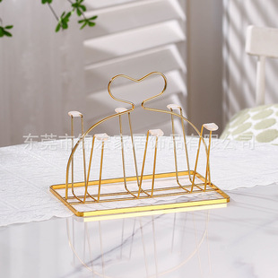 Japanese-style Iron Drain Cup Holder Portable Light Luxury Creative Land-based Inverted Cup Holder Kitchen Tea Cup Water Storage Rack