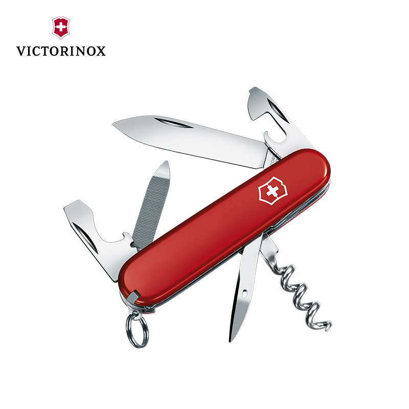 维氏军刀 原装正品瑞士军刀 专柜正版瑞士刀84mm运动员红色0.3803