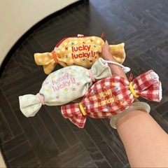 2025新しいオリジナルキャンディストラップバッグかわいいキャンディーアルファベット刺繍ストラップカラフルなミニ収纳バッグ