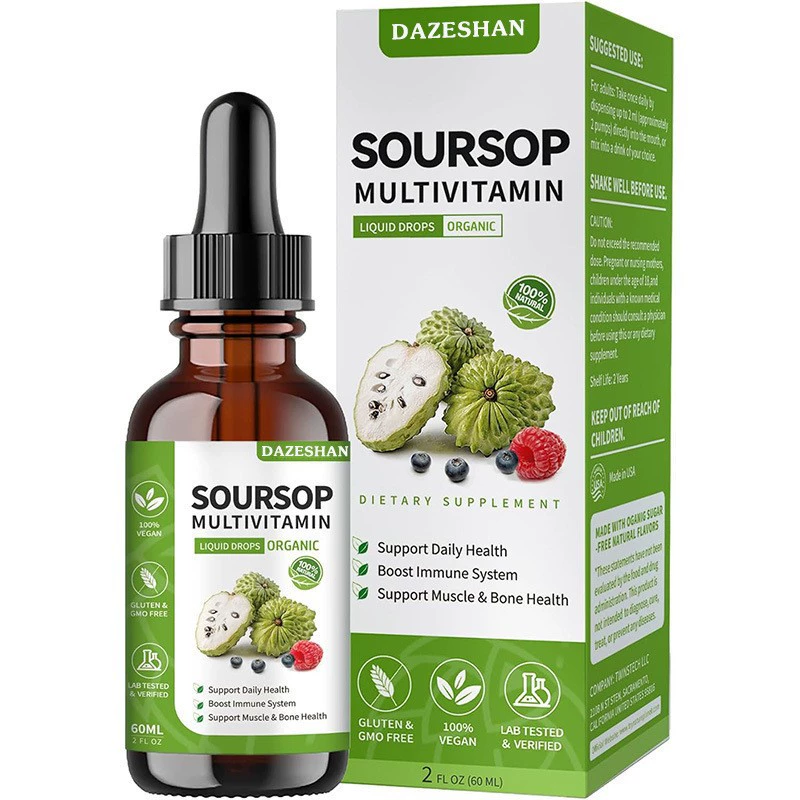 Горячая распродажа: Жидкость из сурсопа (гревиолы) 60 мл для трансграничной торговли, в наличии, прямые поставки