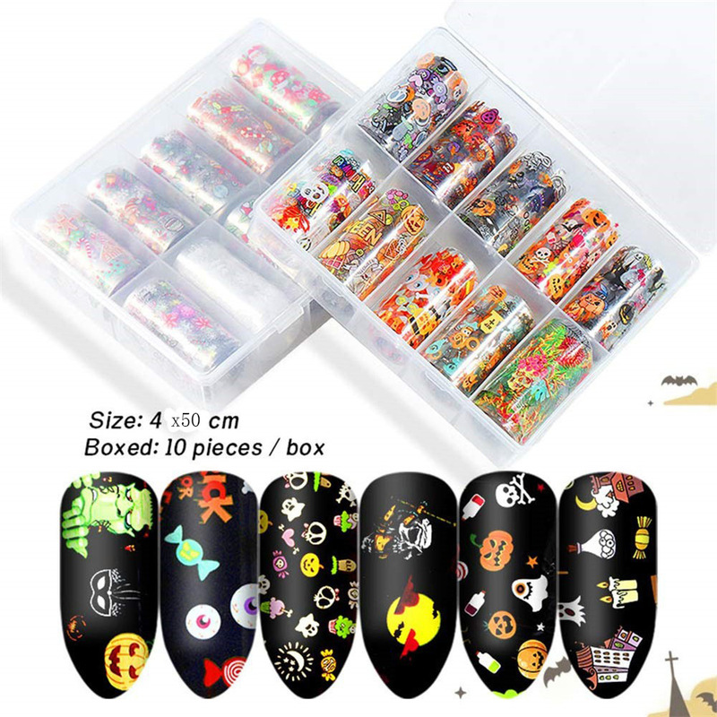 Nail art starry sky paper jewelry colorful shell pattern nail art transfer Starry Sky stickers semi-transparent flower stickers Christmas Halloween Nail art starry sky paper jewelry colorful shell pattern nail art transfer Starry Sky stickers semi-transparent flower stickers Christmas Halloween