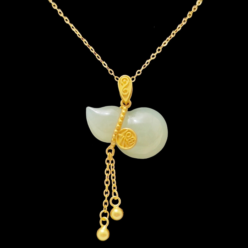 福字流苏葫芦黑底