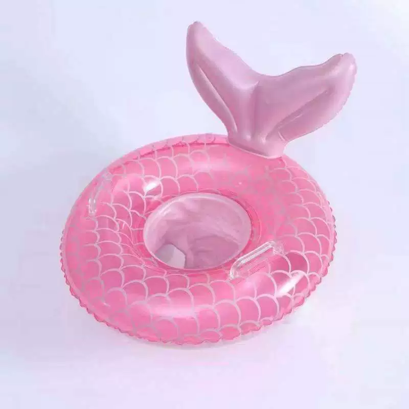 Inflatable swimming ring, mermaid