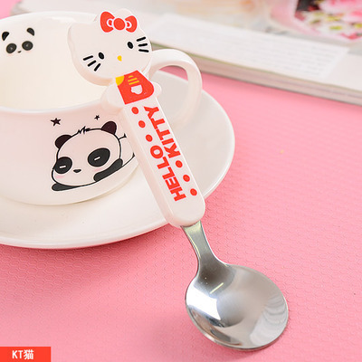 포켓 싱글 라운드 스푼 k