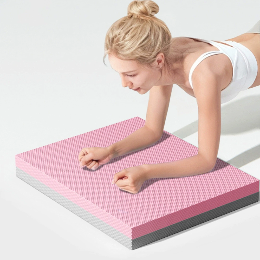Увеличьте утолщение сбалансированной прокладки tpe фитнес-подушку на коленях плоские спортивные тренировки йога пена коврик с высоким отскоком