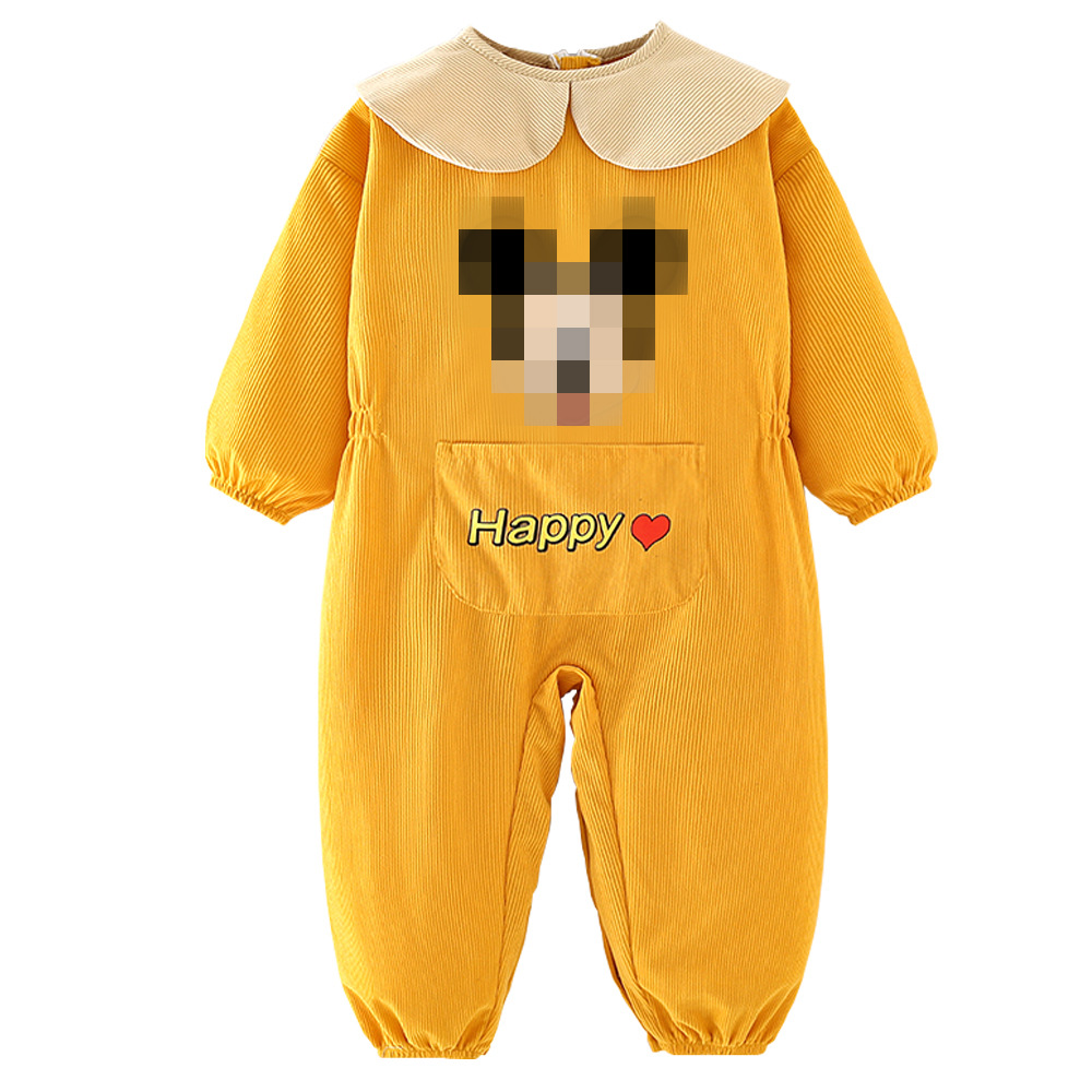 Yellow mickey mouse [openable romper]