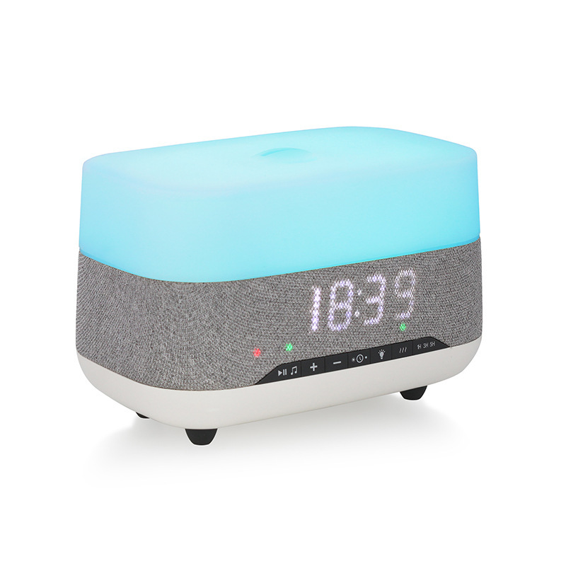 クロスボーダー加湿器 Bluetooth オーディオホームデスクトップ小型カラフルな目覚まし時計スマートアロマセラピー加湿器 Bluetooth スピーカー|undefined