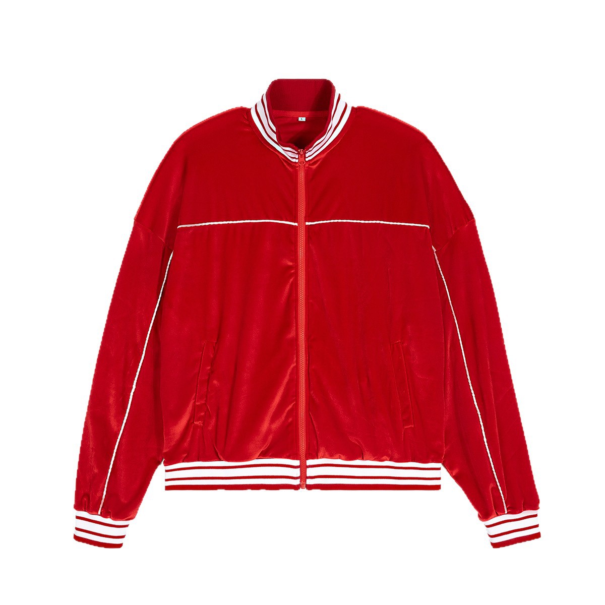 ETAI ropa de hombre moda americana deportiva casual terciopelo ropa de hombre abrigo de cuello vertical pareja con blusa suelta image 6