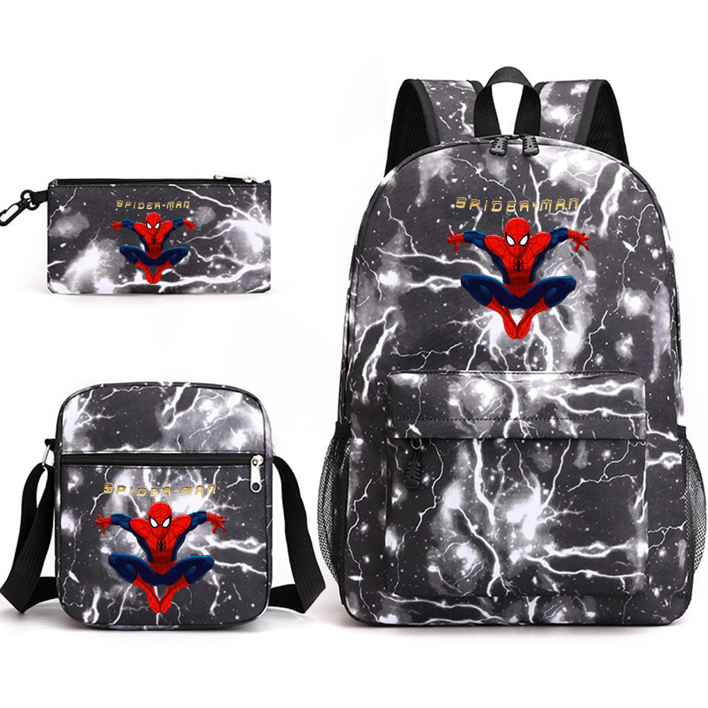 Mochila de tres piezas, mochila para hombres y mujeres, mochila a prueba de salpicaduras [una también es precio al por mayor] mochila de espalda protectora
