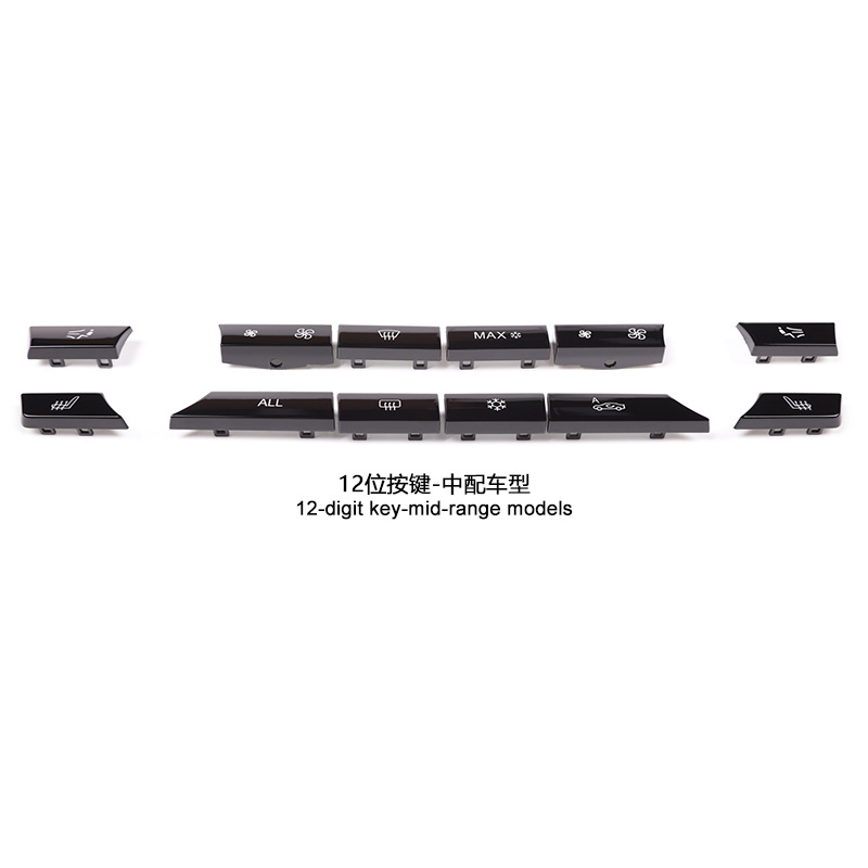 Adecuado para BMW Serie 5 Serie 6 Serie 7 aire acondicionado botón 520 525 530 730 74i interruptor botón