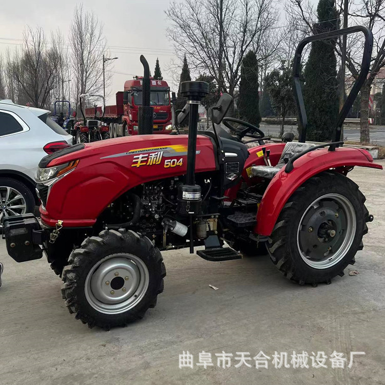 丰利504农业补贴 厂家直销50马力四驱轮式农用拖拉机东方红机型