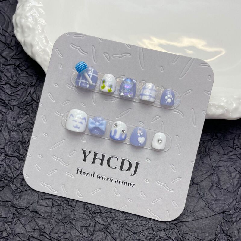 New Children's Wearing Armor for 11-year-old Children's 12-year-old Fake Nail Patch for 6789-year-old Children