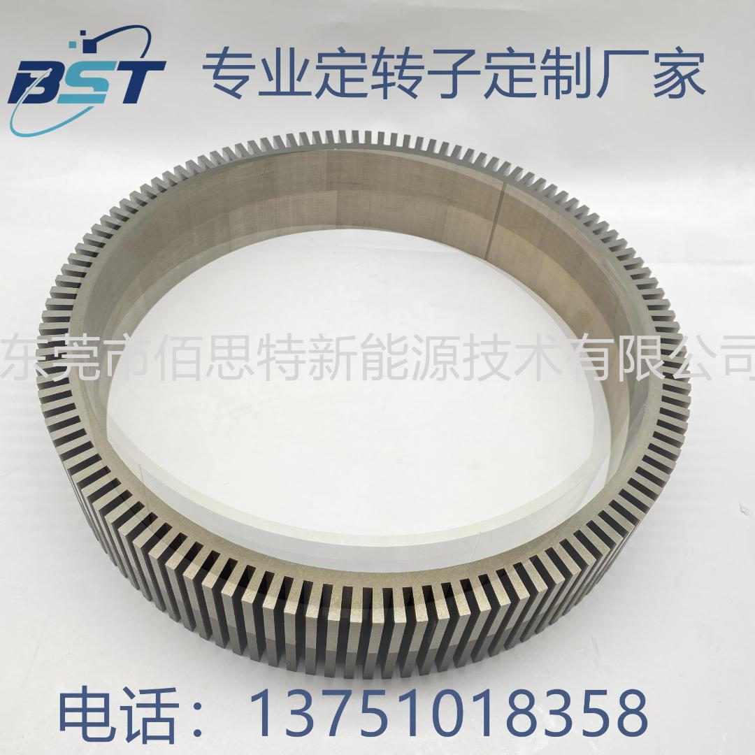 冲压叠片胶粘工艺大尺寸定转子