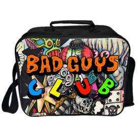 新品the bad guys 午餐包 数码打印the bad guys野餐袋 冰袋 保温