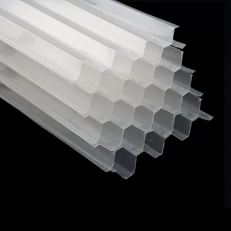 定制PP六角蜂窝斜管填料聚丙烯斜板填料污水处理冷却塔沉淀池填料